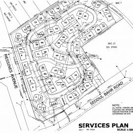 Housing development plan, 2000; proposed retirement complex, Seddul Bahr Road