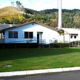 Dunlop factory buildings; Lockwood building and wheelchair ramps
