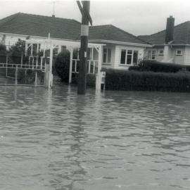 Flood, 1963; view of 32 Moonshine Road.