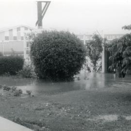 Flood, 1963; water receding from 32 Moonshine Road.