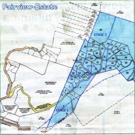 Housing development plan, 2014; Fairview Estate, east of Akatarawa Road.