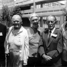 Brown Family reunion; Thomas Moynihan; unidentified; Joan Gaudin; Dudley Tranter; unidentified