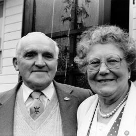 Fred and Isabel Charles; golden wedding.