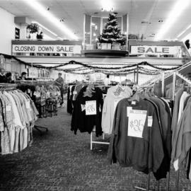 Cliff Pepperell's Fashion Store, 119-121 Main Street, closes after 44 years.
