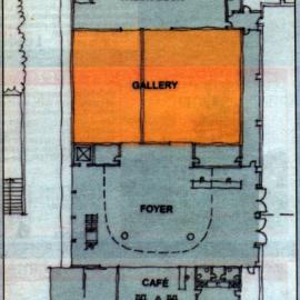 Civic Centre; addition of arts centre; ground-floor plan.