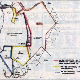 Proposed land transfers between Departments of Corrections, Conservation and Defence