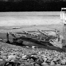 Te Marua; Macaskill Lake drained for repairs, 1988