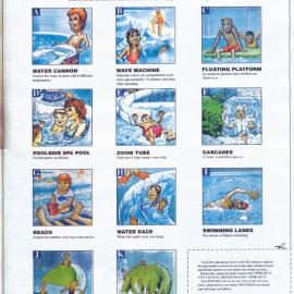 Swimming pool option cartoons