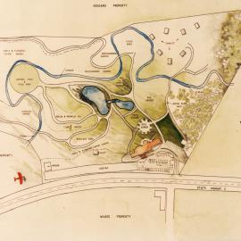 Kaitoke Country Gardens proposal; map of the site.