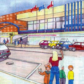 Maidstone Mall; Main Street; proposed new entrance.