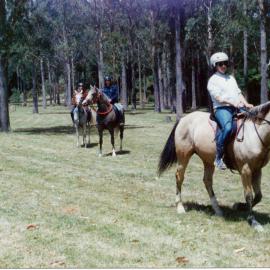 Maruis Children's Riding School ex-pupil Carolyn Loggie in Maymorn competitive ride.