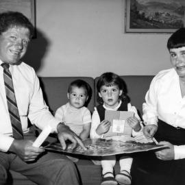 Annette Brewerton and family, recent arrivals from Auckland