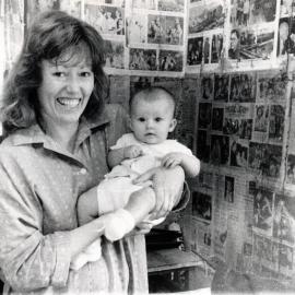 Rosalie and Che-Amanda Crawford's 55-year-old Trentham house comes with one room papered with press cuttings.