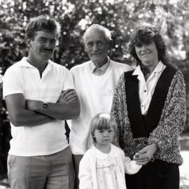 Garrett and Berry families reunion; four generations.