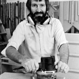 Eagle Furniture, 7B Jupiter Grove; Malcolm Wicks; one of manager Doug Hayes's two employees.