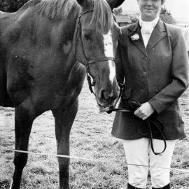 Horse riding; New Zealand under-21 champion Rachel Bird, with Golden Glow.