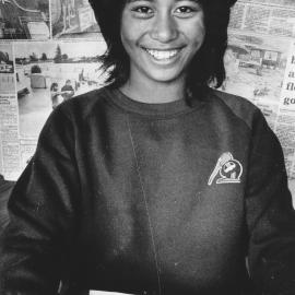 Brown Owl School 1988; 'Dorethy Aioena' with letter of thanks from mayor of Gisborne City, after Cyclone Bola.