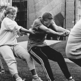 Central Institute of Technology; occupational therapy students, unnamed; sports afternoon to  ease exam pressures.