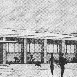 Dawn Garments, Queen Street; factory extension; architect's drawing