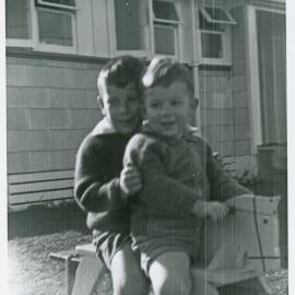 Beryl Harris family photo 07; David and John