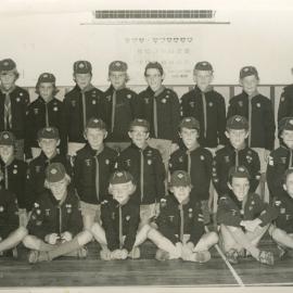 Scouts; first Upper Hutt Maire Cub pack.