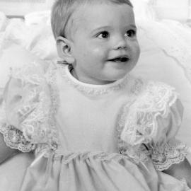 Plunket baby-photo competition; Michelle Watson, first in photogenic class.