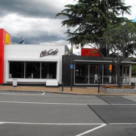 Main Street, south side; No. 202 part 1; McDonald's Family Restaurant; eastern end