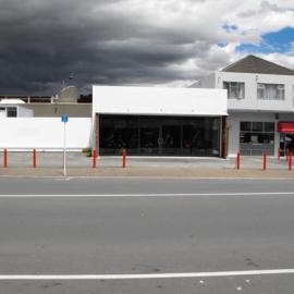 Main Street, south side; No.  58-64; Gethings Mitsubishi