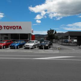 Gibbons Street, west side; No.  3-5; King Toyota parts and service.