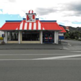 Queen Street, north side; No. 23; KFC building facade