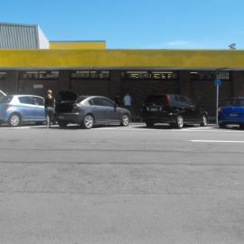 Royal Street, west side 5; Pak'n Save supermarket; northern (entrance and car-park)  end