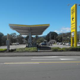 Gibbons Street, east side; No. 10*;  Pak'n Save supermarket; petrol booth. 
