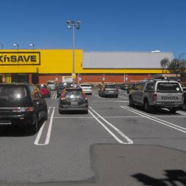 Gibbons Street, east side; No. 12*;  Pak'n Save supermarket; northern end;western side, from car-park, 