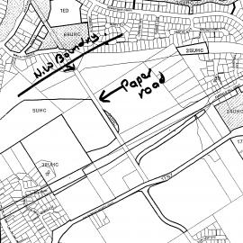 Emerald Hill; closure of paper road proposed