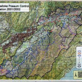 Possum-control operation map 1, Mangaroa / Kaitoke.