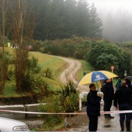 Tunnel Gully; bunker discovered by council workers laying baits for possums.