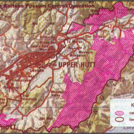 Possum-control operation map 2, Mangaroa / Kaitoke.