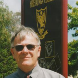 Heretaunga College staff; principal Brian Robb leaves