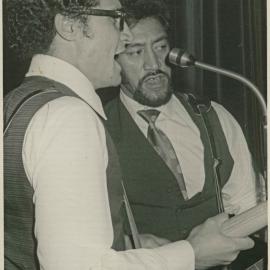Sam Southon and Joe Haere playing in Trinity Fair, c. 1971