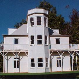 Scale model building; 'Bonnie Glen', or 'McCurdy's Castle'; view 3.