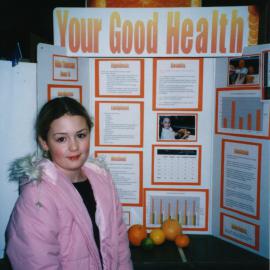 Maidstone Intermediate Year 7 science fair; Nika Thomson's winning entry.