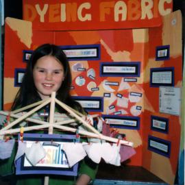 Maidstone Intermediate Year 7 science fair; Amanda Rennie's exhibit wins presentation award.