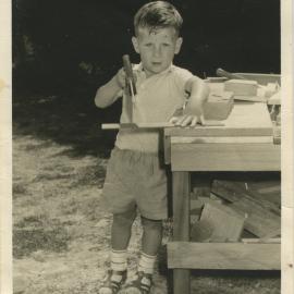 Harris family; David Harris (son of Beryl and Arthur Harris), Cottle Kindergarten, c. 1963