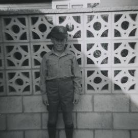 Harris family; David Harris, 1971, when starting at Fergusson Intermediate