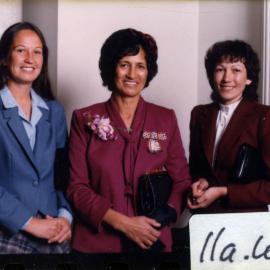 Grace Nicholls and daughters, 6 May 1982