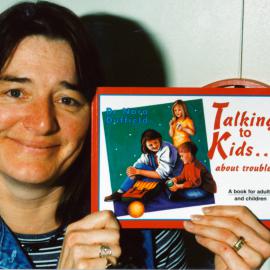 Doctor Nora Duffield with her new book 'Talking to Kids . . . About Trouble'.