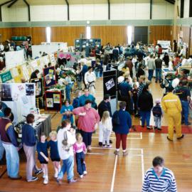 Sport & Leisure Expo; stalls in the civic hall