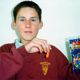 Matthew Vendt nearly asphyxiated by 'water bomb' balloon.