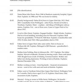 Brian Pearce oral history abstract