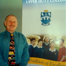 Upper Hutt College staff; principal Peter Lee farewelled
